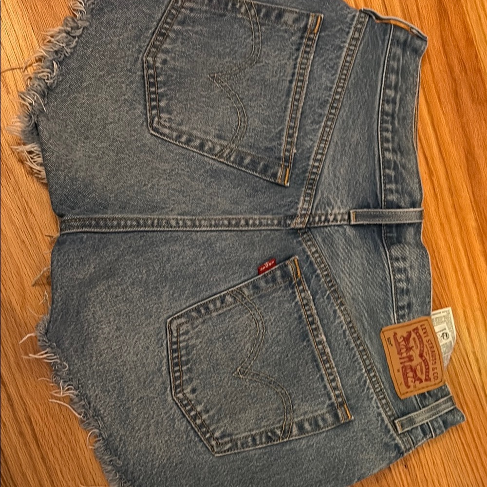 Levi's Classic Blue Denim Shorts